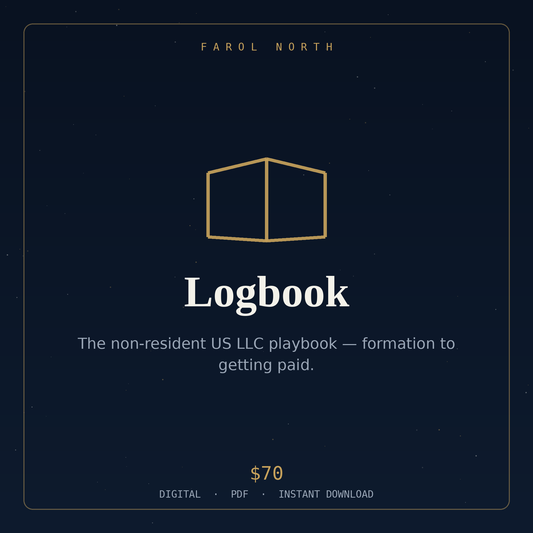 Logbook — The Non-Resident US LLC Playbook